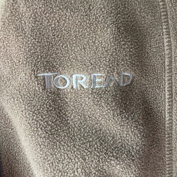 Toread, size small Women's Tan and Gray fleece hiking zip up Jacket - Picture 2 of 6